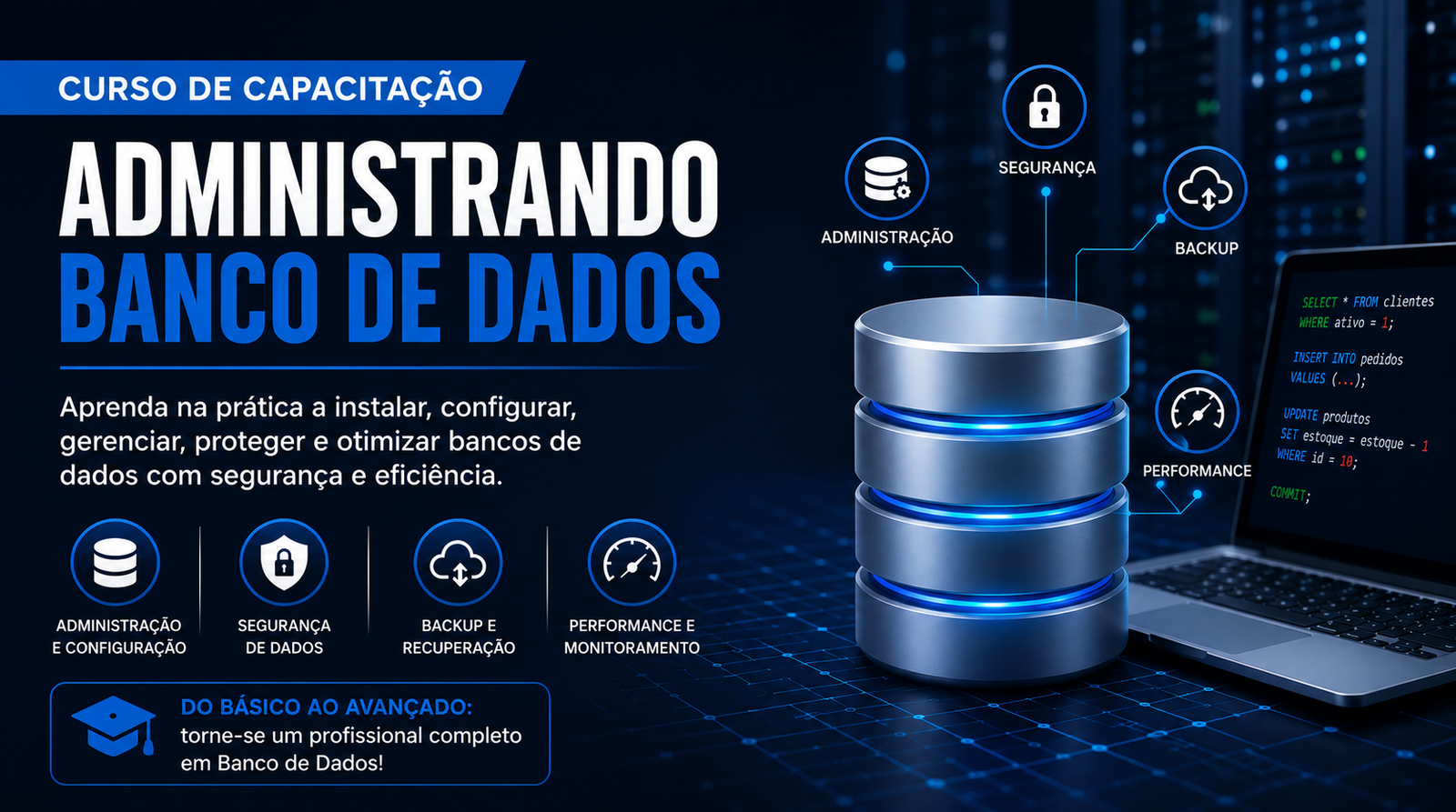 Curso de Administrando Banco de Dados